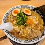 丸源ラーメン - 味玉肉そば（８６９円）