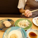Mawashizushi Katsu Katsu Midori - 相方が食べた炙りサーモン