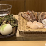 勢麟 - 本日の天ぷら食材