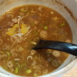 麺屋 たけ井 - スープ割（アップ）