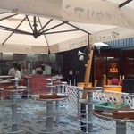 こんな感じのテラス席。