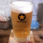 h Torikago - サッポロ黒ラベル中・550円