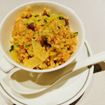 中国飯店 富麗華 - お店のご厚意で息子のために用意いただいたチャーシューレタスチャーハン