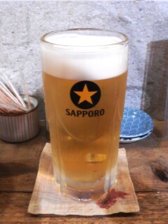 Torikago - サッポロ黒ラベル中・550円