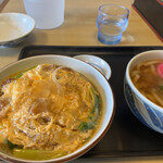 ぬまた - カツ丼＋小うどん