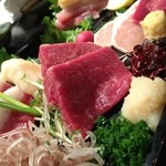 銀座　あまくさ - 馬刺しどアップ