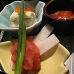 銀座　あまくさ - イカ明太に湯葉とか