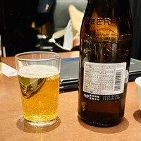 神仙閣 神戸店 - 瓶ビールはアサヒスーパードライの中瓶