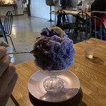 蔵cafe 氷菓ふわり - あやめの花をモチーフに。さわやか。