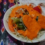 インド・ネパール料理 Atithi - サラダいつものドレッシング美味しいよ