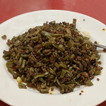 湖南四川料理 湘厨 - ◎酸豆角肉末（ササゲの漬け物と豚ひき肉の炒め物）