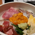 Washoku Iijima - 海鮮丼生ウニ入り＠1,300