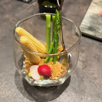 東京焼肉いのうえ 銀座店 - 畑に見立てたお野菜