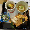 岡崎ニューグランドホテル - 料理写真:淡雪豆腐、三河和え、きのこ錦和え、焼き椎茸の小袖ずし、