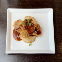 中国菜 老四川 飄香 銀座三越店 - ランチセット（正宗担々面） ¥2,400 の黒酢の酢豚