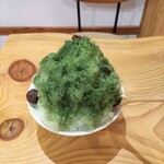 piece cafe&store - 抹茶かき氷(白玉なし)