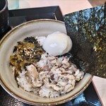 ゆで太郎 もつ次郎 - 朝セットのごはん