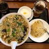 Touka Mura - サンマーメン+半炒飯 麺大盛