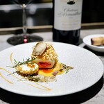 French Restaurant ensia - サマートリュフ　エッグとスフレ揚げ　オニオンソース