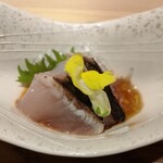 名古屋 栄 鮨 栄華 - 鰆の炙り