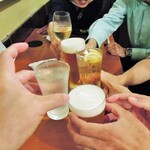 酒肴商店 アジト - 乾杯！