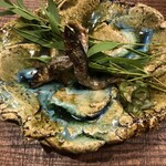 鮨ひろ瀬 - 稚鮎の焼物