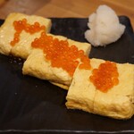 魚と酒はなたれ - いくら醤油漬け出汁巻き