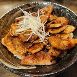 yakitoriubuto - 豚丼スパイシー特盛アップ