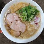 セアブラノ神 - 背脂煮干そば(太麺、煮豚チャーシュー)