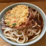 新井こう平製麺所 - 2玉天ぷら入うどん、、そばまじり 560円