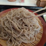 手打ちそばやさん うどんやさん 白虎 - たまには更科も良いのですが、やっぱり条件反射的に会津産の粗挽きを頼んじゃうね。