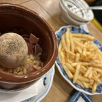磯丸水産 - 壺ポテトサラダとポテト、芋ばっか