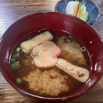 お食事処 だんらん日和 - 本日のランチ(\1.980) おみそ汁