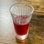 お食事処 だんらん日和 - 本日のランチ(\1.980) 食前酒代わりの紫蘇ドリンク