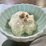 お食事処 だんらん日和 - 本日のランチ(\1.980) 前菜：自家製有機塩豆富