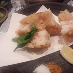 しろくま亭 - レンコンの海老を挟んで揚げたの