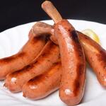 BBQテラス さんぴあ 佐久×軽井沢 - 骨付きソーセージ