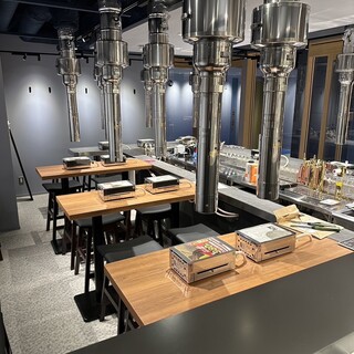 Casual Yakiniku (Grilled meat) in a stylish space