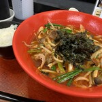 極楽うどん TKU - 辛ジャンうどん（ミニご飯付き）