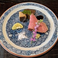 京かのこ - 鮑＆牛もも肉♪