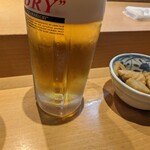 扇寿司 - 生ビール