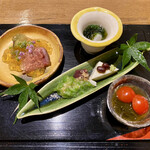 食堂こなん - 前菜盛り合わせ