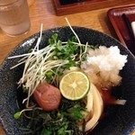 本格手打 いわしや - (料理)梅じそぶっかけ