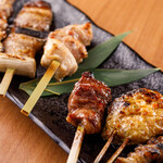 Assorted selection Grilled skewer