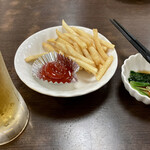 Kumi Shokudou - 揚げたてフライドポテトは中々良い。
