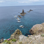 田村 岩太郎商店 - 積丹ブルー1 神威岬先端ロウソク岩