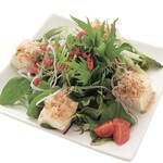 シャキシャキ水菜と豆腐のハリハリサラダ