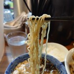 麺屋 悠 - 大栄食品のパッツンとした加水低めの極細麺だ！