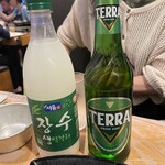 河南テジチッ - チャミスルとビール