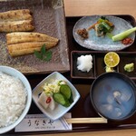 Unagiya - 白焼き定食4,100円(税込)